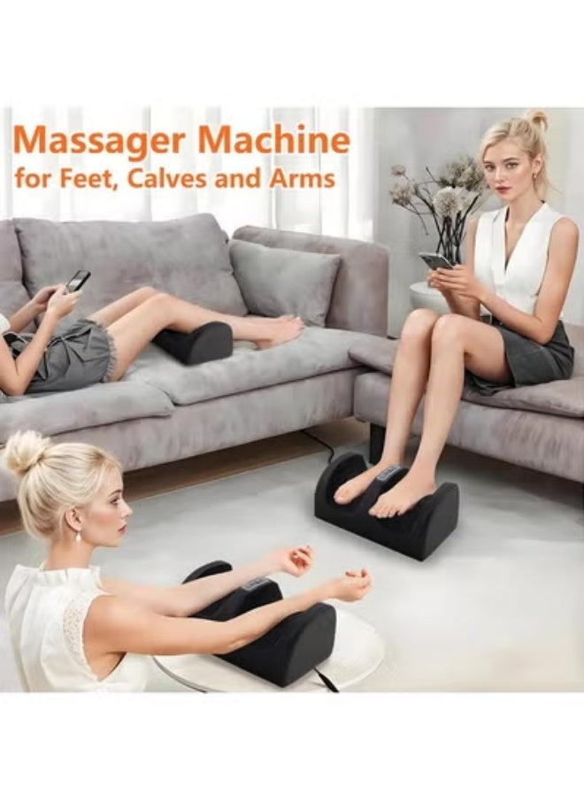 HPMY Shiatsu Foot Massager with Heat,Foot and Calf Massager with Roller, Deep Massage for Relaxation, Plantar Fasciitis Relief, Promotes Blood Circulation, Gifts for Women & Men(Black) - Image 4